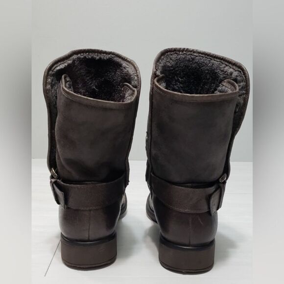 - 𝅺RONSPORTS Fur-lined Leather Boots - Picture 5 of 12